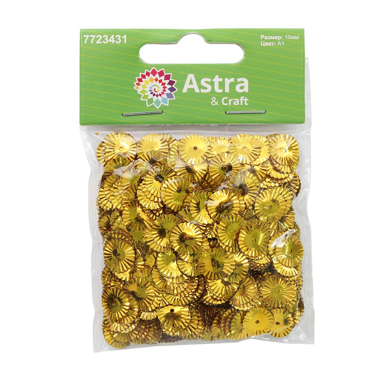 Набор для творчества Astra Craft бисер Пайетки - фото 3