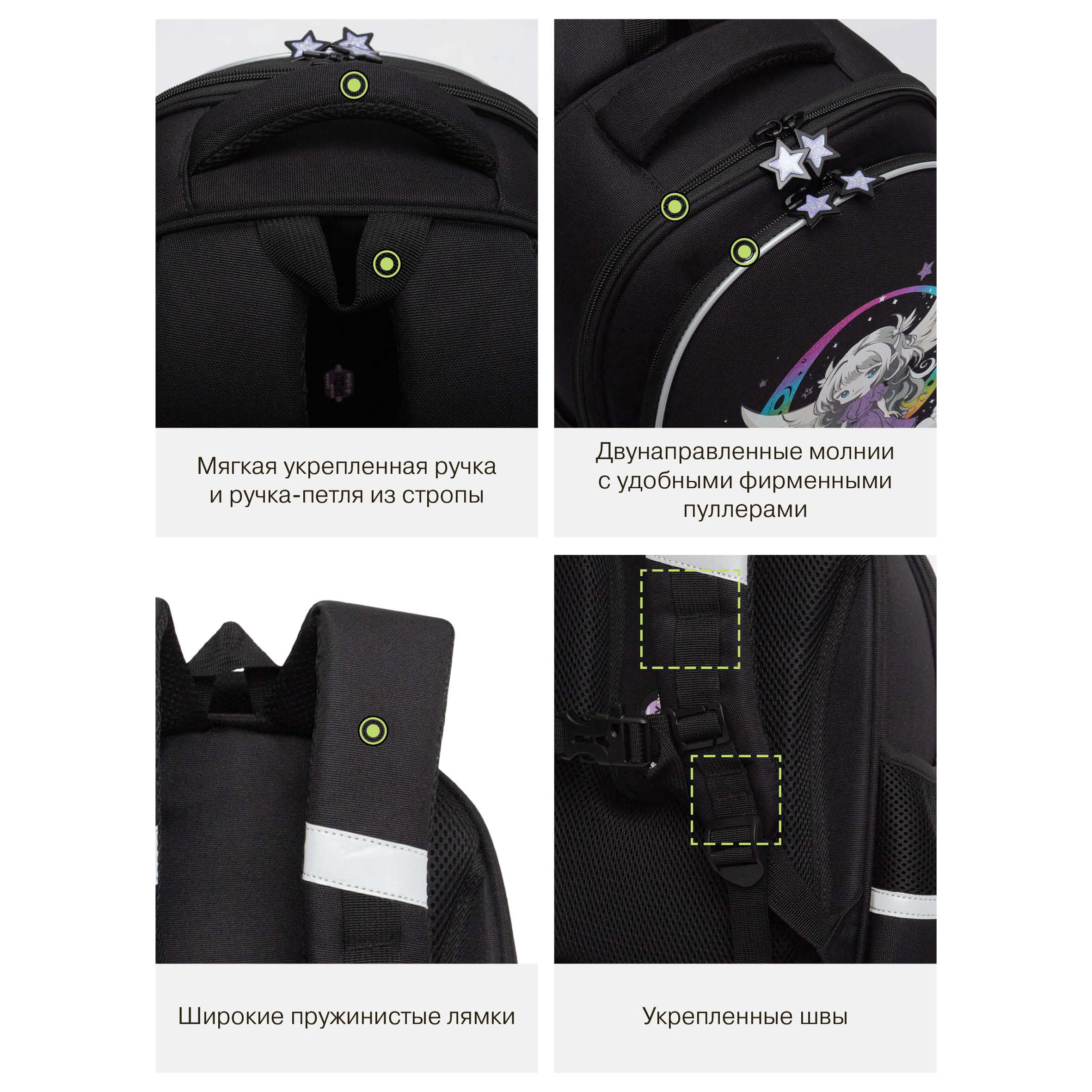 Ранец Grizzly для девочки - фото 14