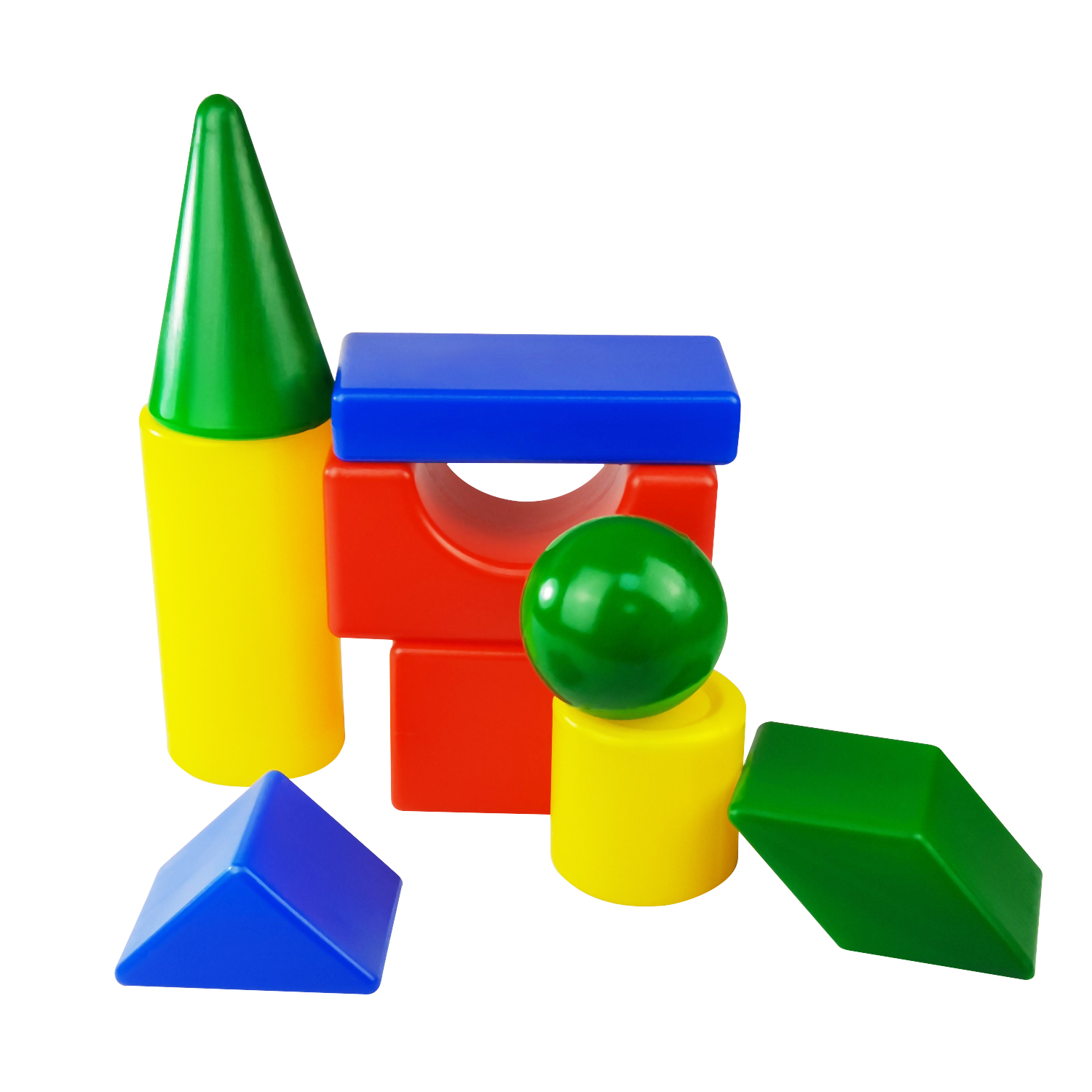 Конструктор Десятое королевство Строительный набор мягкий 9 дет. - фото 1