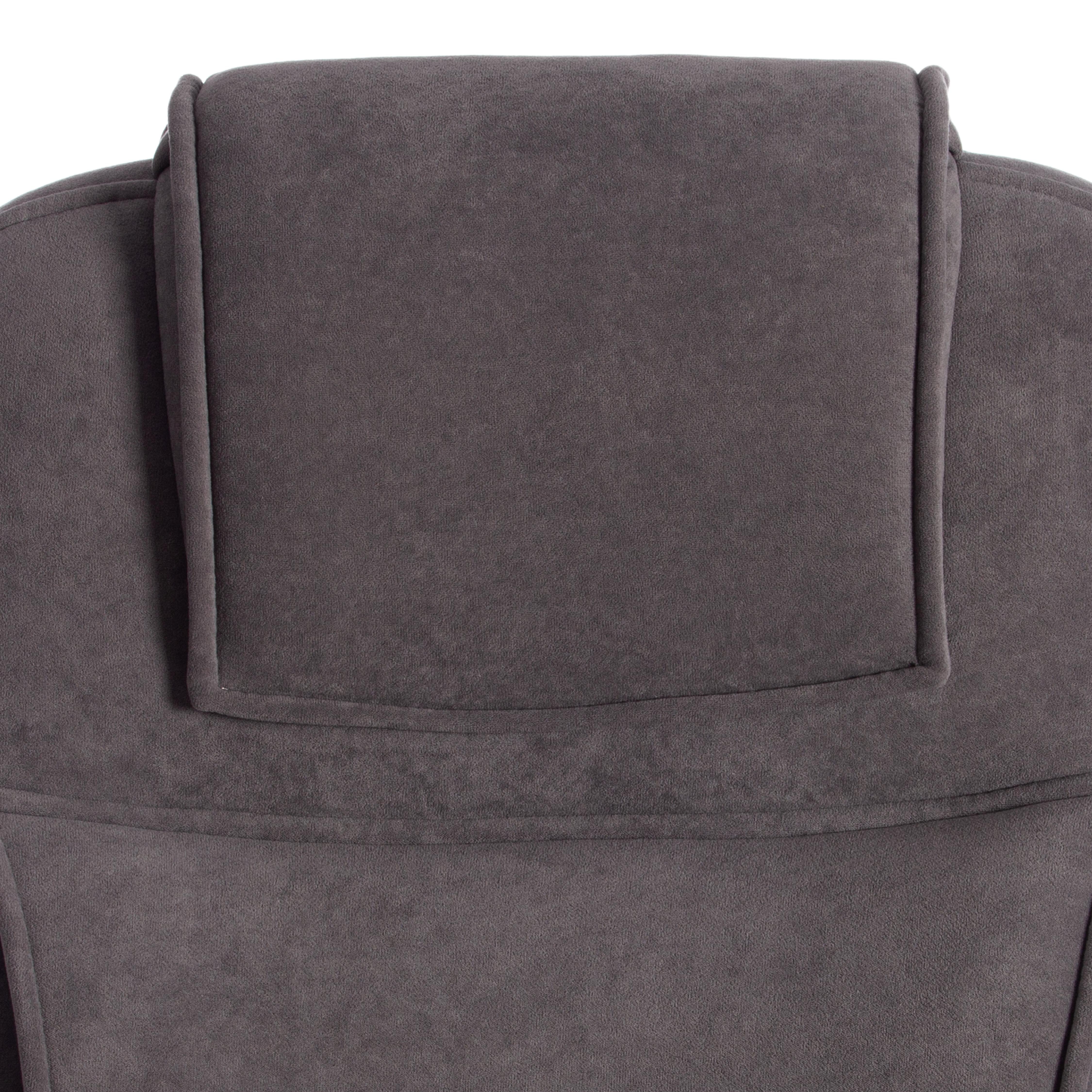 Компьютерное кресло TETCHAIR BERGAMO хром - фото 13