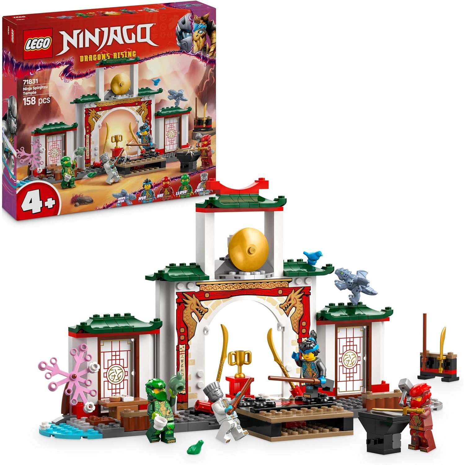 Конструктор LEGO NINJAGO Храм Кружитцу блочный - фото 1