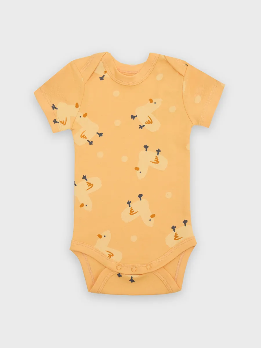 Боди 2 шт Mark Formelle (Марк Формэль) 13015-1-2/уточки на оранжевом +бирюзово -голубой - фото 12