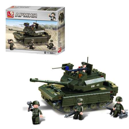 Конструктор SLUBAN Армия Танк сборная игровая модель