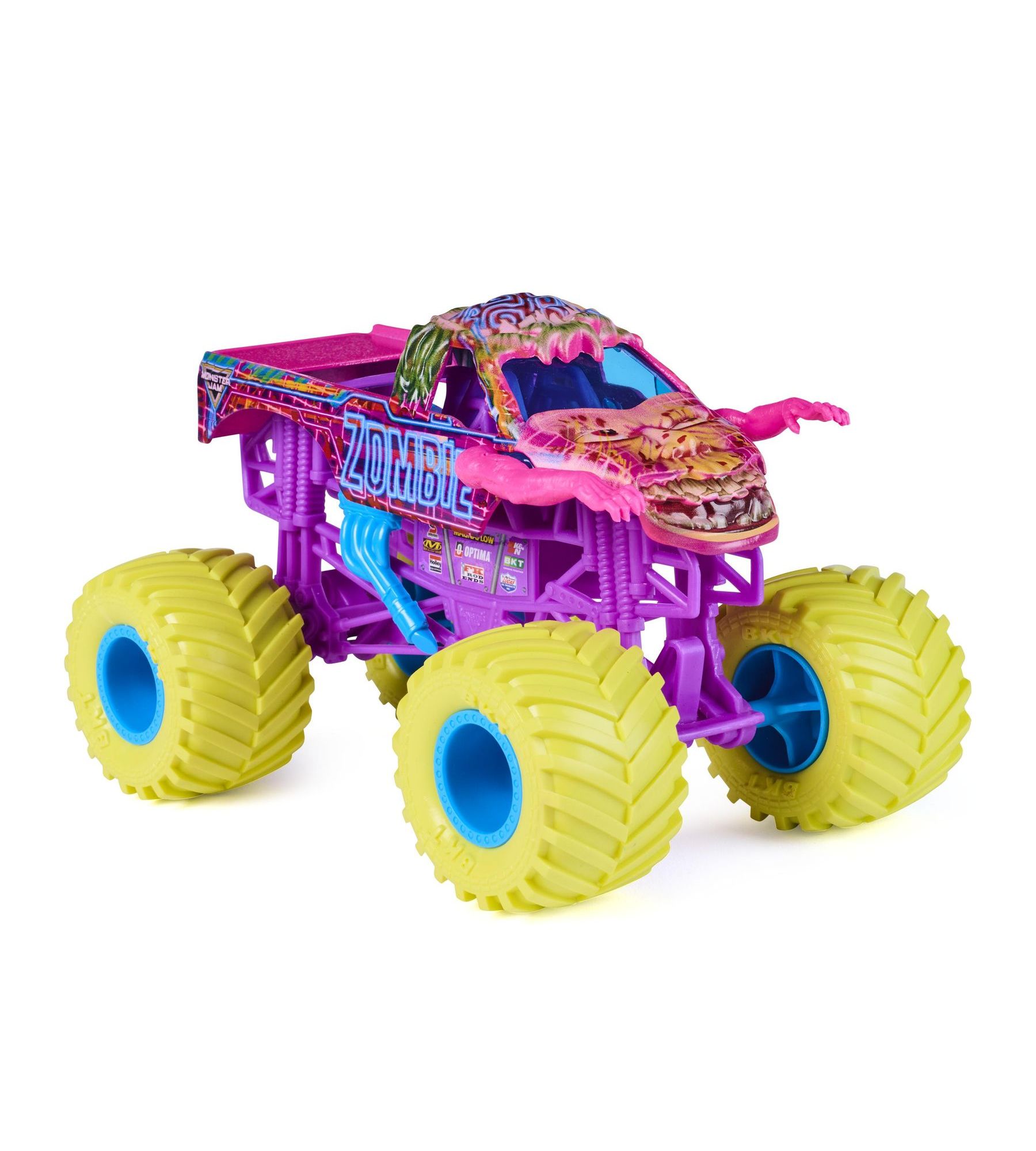 Монстр-трак Monster Jam Зомби неон 6077753 - фото 3