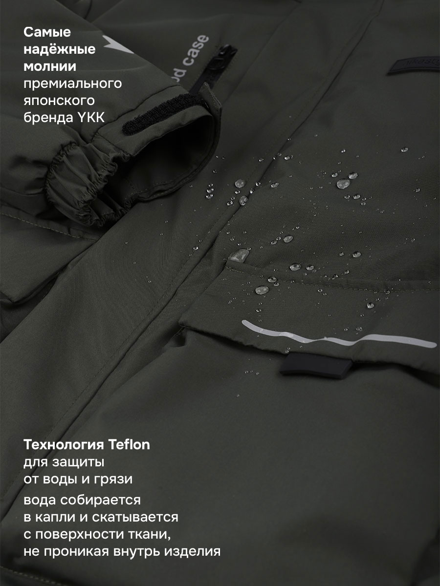 Парка NIKASTYLE п4м4326 хаки - фото 11