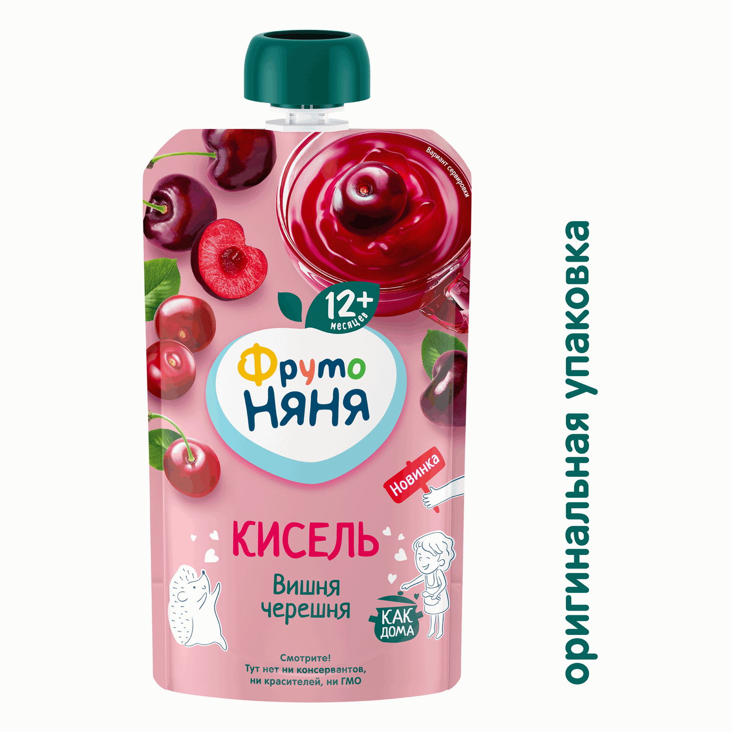 Кисель ФрутоНяня из вишни и черешни для питания детей раннего возраста 130г - фото 2