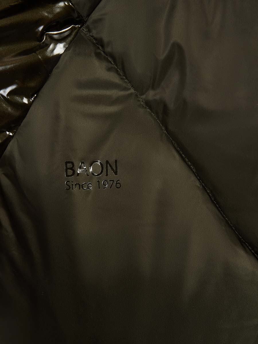 Пуховик Baon BK0022503/NIGHT OLIVE - фото 8