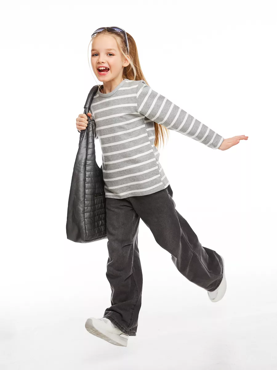 Лонгслив Locality Kids ФТ008/gray - фото 5