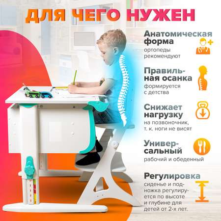 Стульчик для кормления INDSPACE Мультик Нежность классический