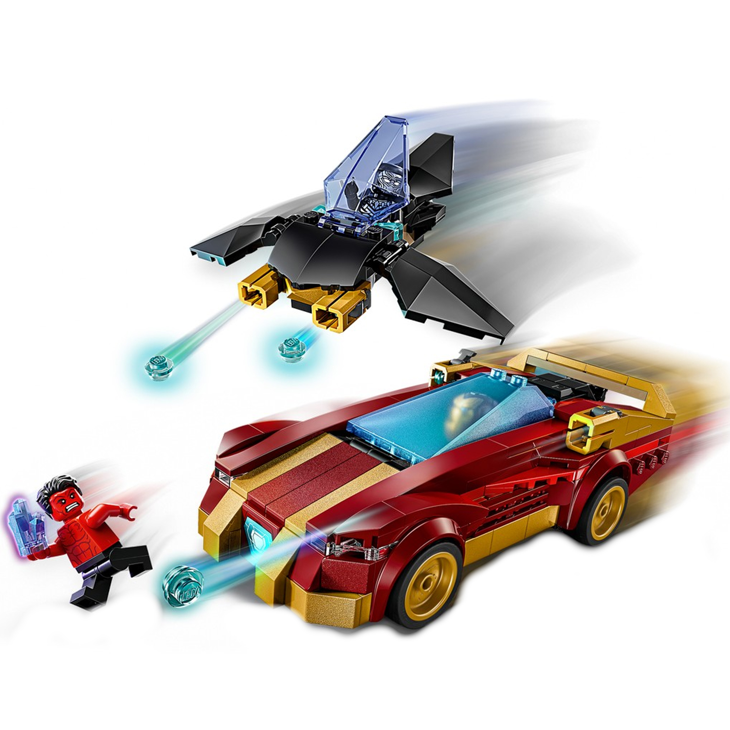 Конструктор LEGO Marvel Super Heroes Машина Железного Человека блочный - фото 5