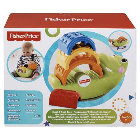 Пирамидка Fisher Price Крокодильчик