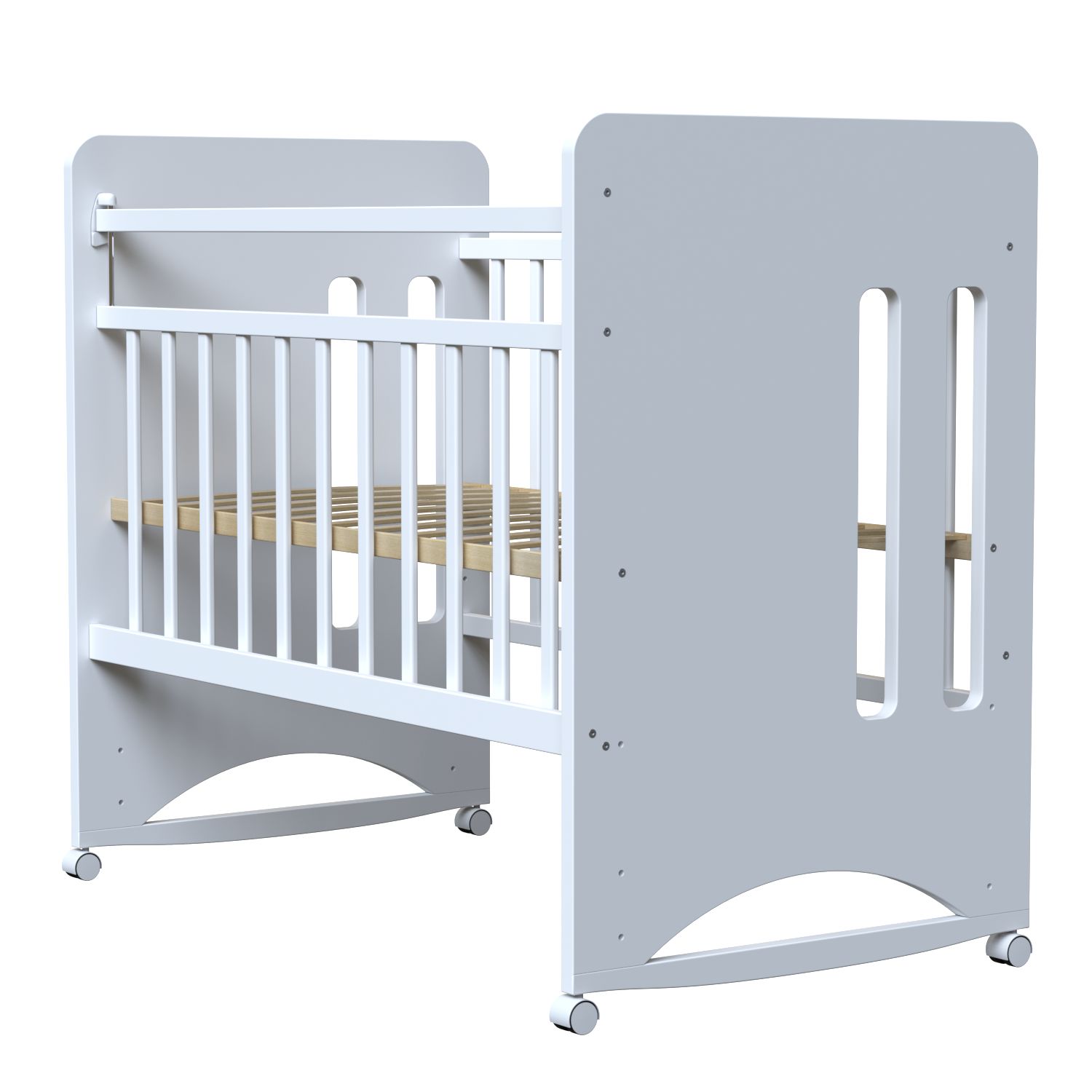 Детская кроватка ВДК, (белый) - фото 2