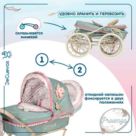 Коляска-люлька для кукол DeCuevas Toys