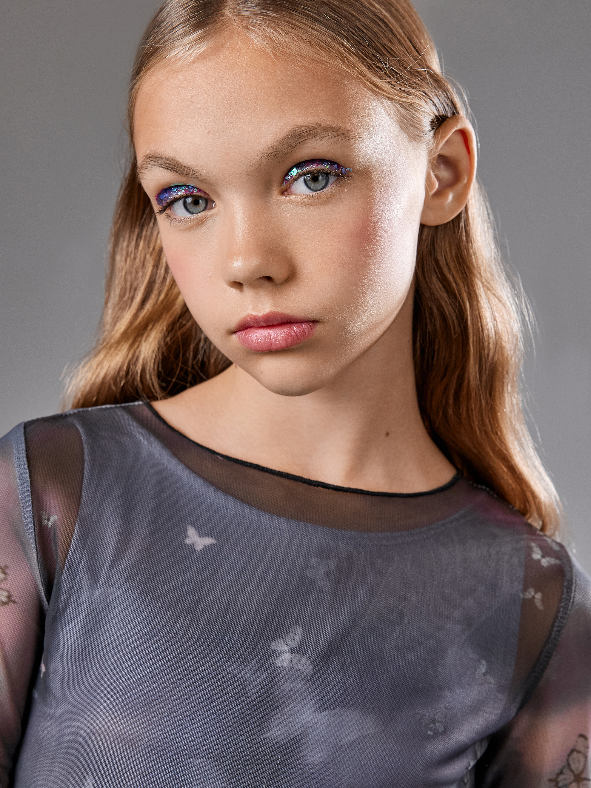 Глиттер-гель для тела Acoola пурпурный - фото 3