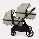 Коляска 2в1 для двойни Rant Basic Dualo бежевый