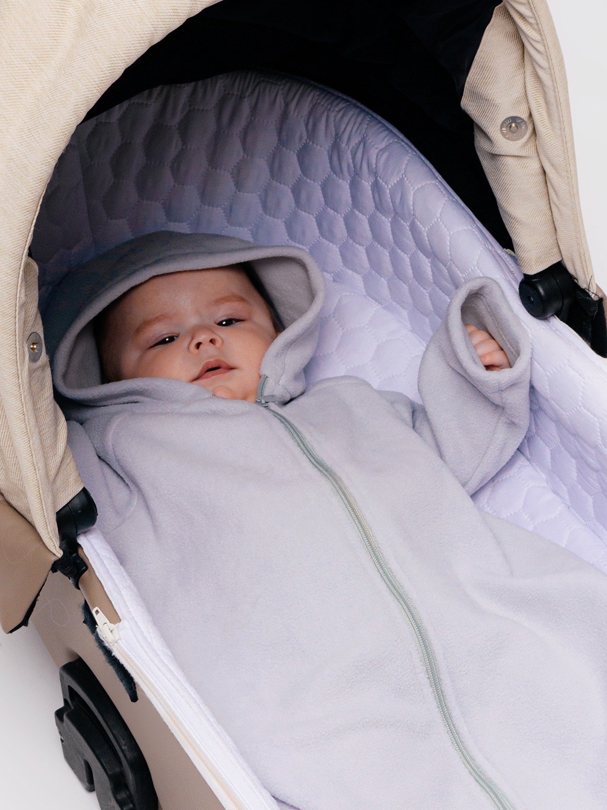 Конверт на выписку Чудо-Чадо Колокольчик серый - фото 9