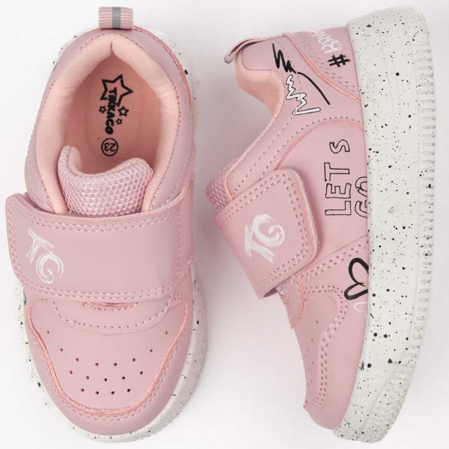 Кроссовки TikkaGo 2V22_772635_pink-white - фото 3