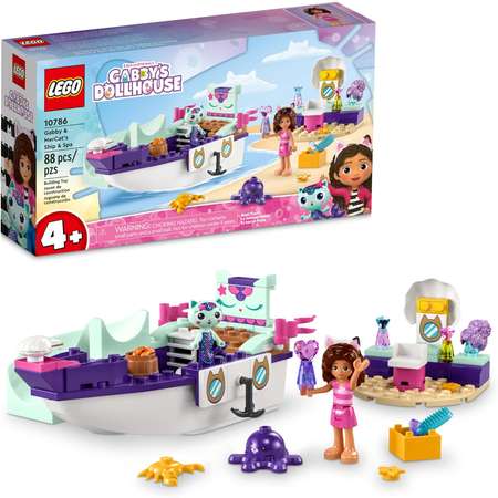 Конструктор LEGO Gabbys Dollhouse Gabby and MerCats Ship Spa блочный