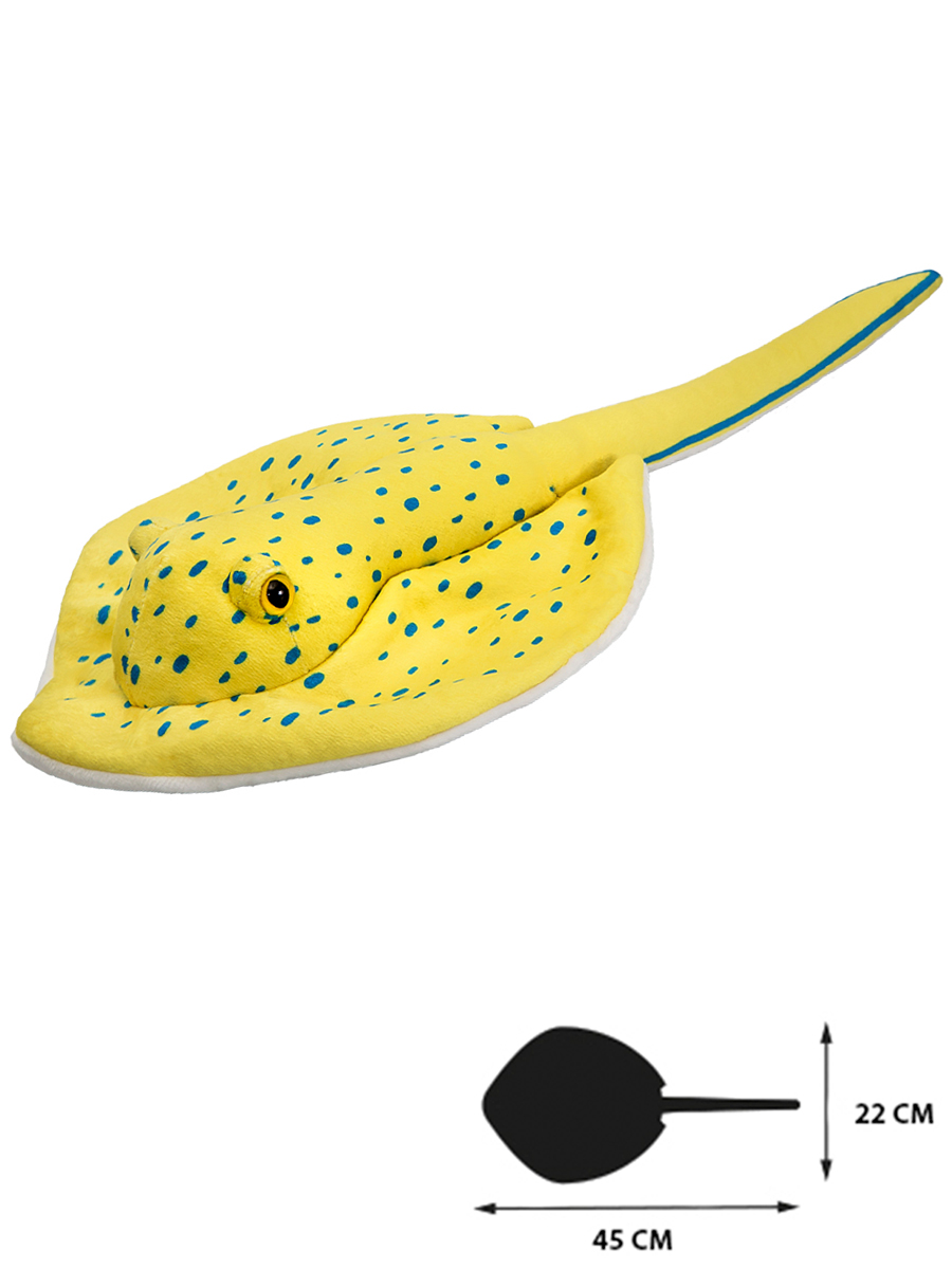 Мягкая игрушка All About Nature Пятнистый скат - фото 3