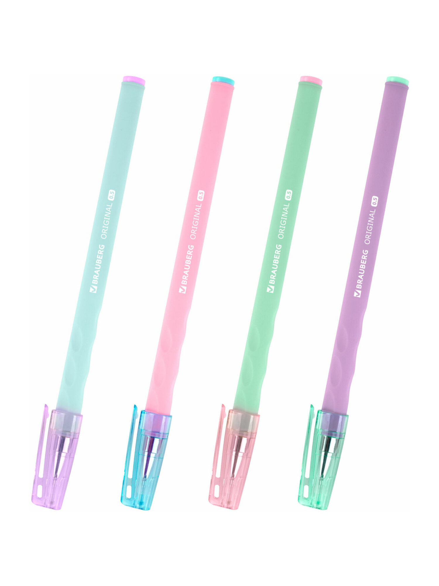 Ручка гелевая Brauberg 4 шт. - фото 8