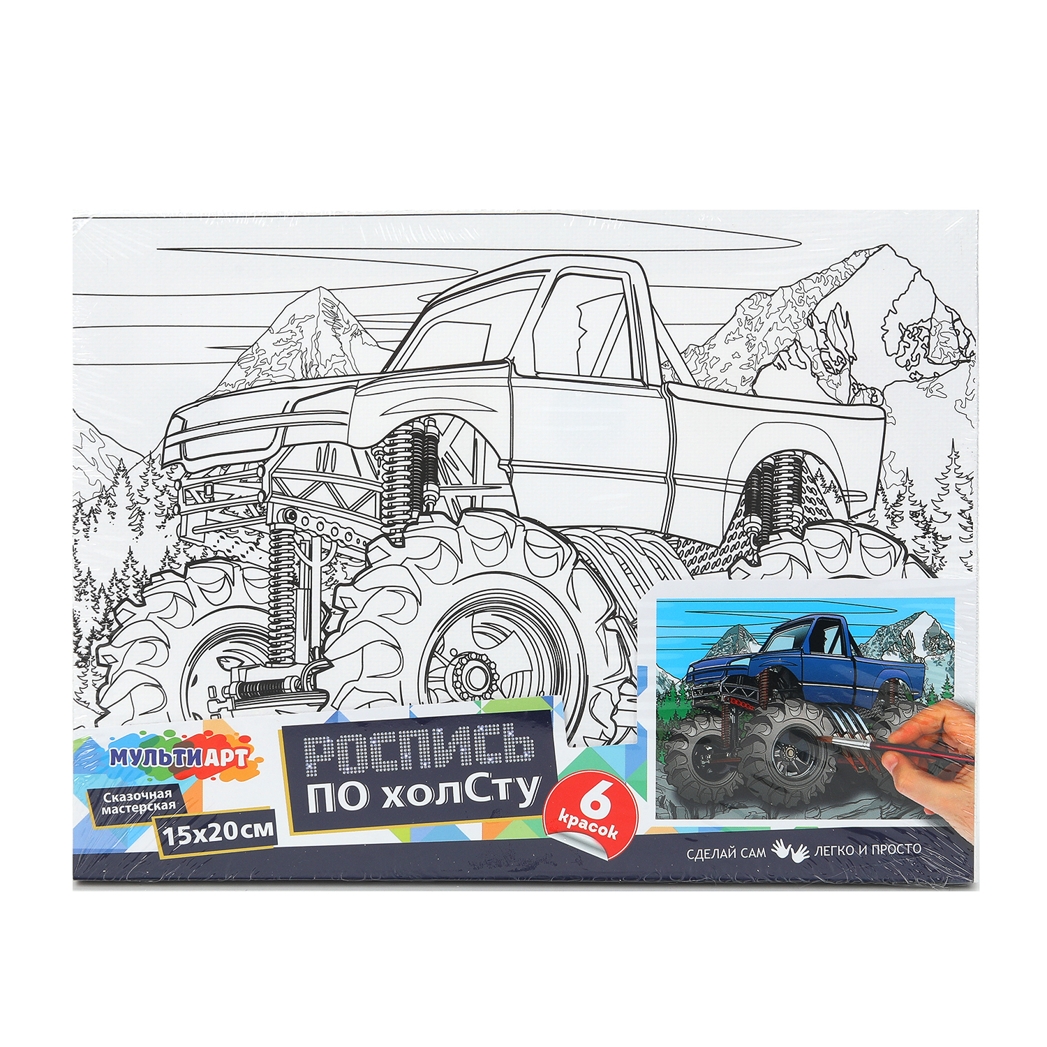 Роспись по холсту Multiart Джип - фото 2