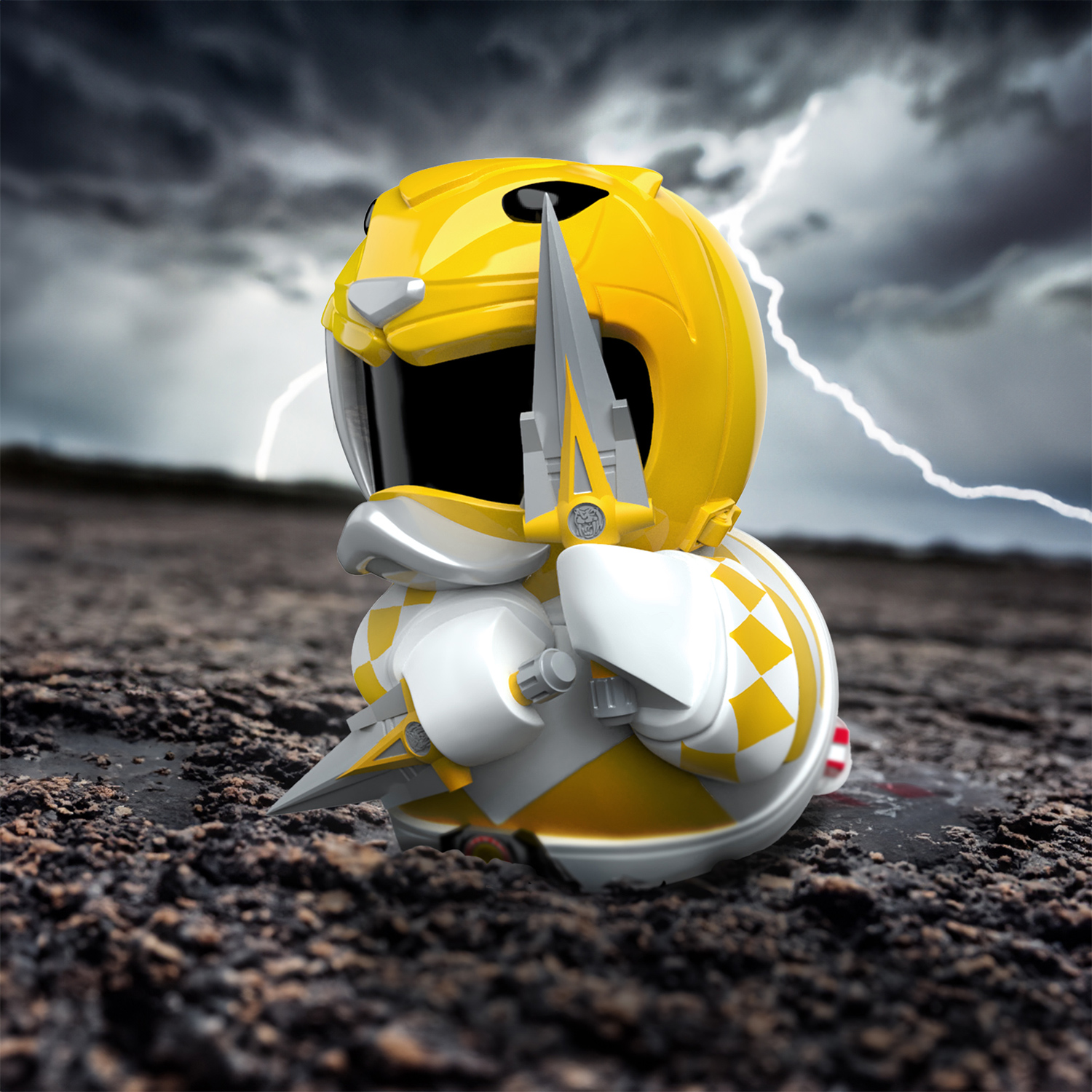 Фигурка Power Rangers Утка Tubbz Желтый рейнджер - фото 8