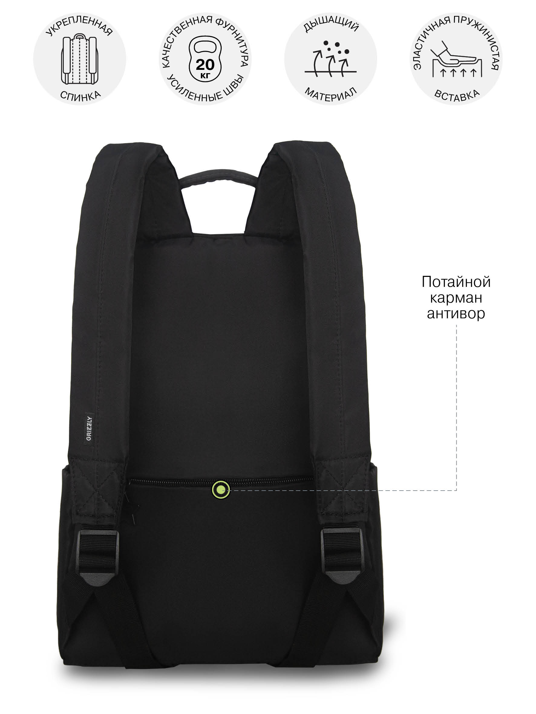 Рюкзак Grizzly Дева - фото 8