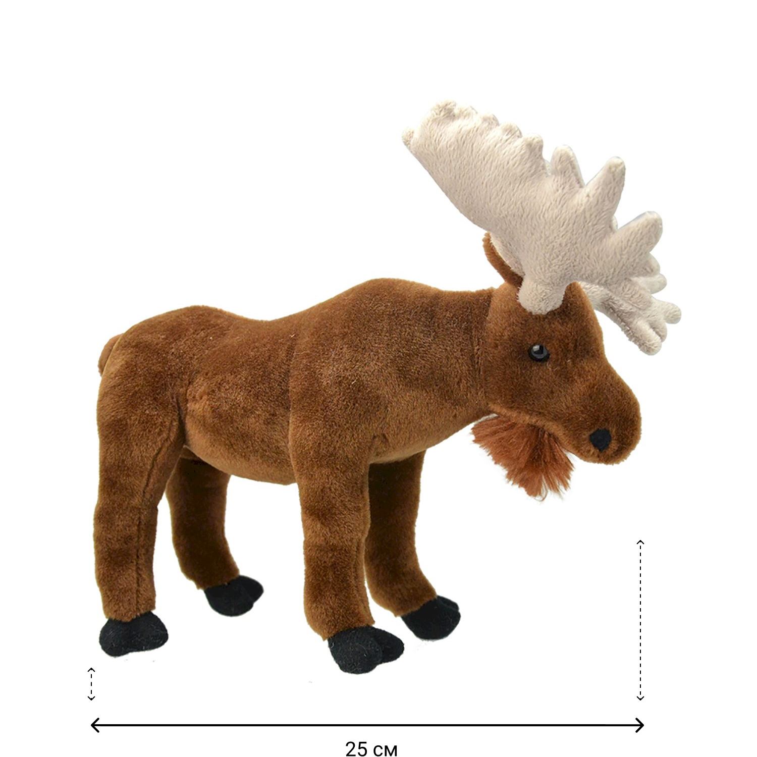 Игрушка мягкая All About Nature Лось K8259-PT - фото 2