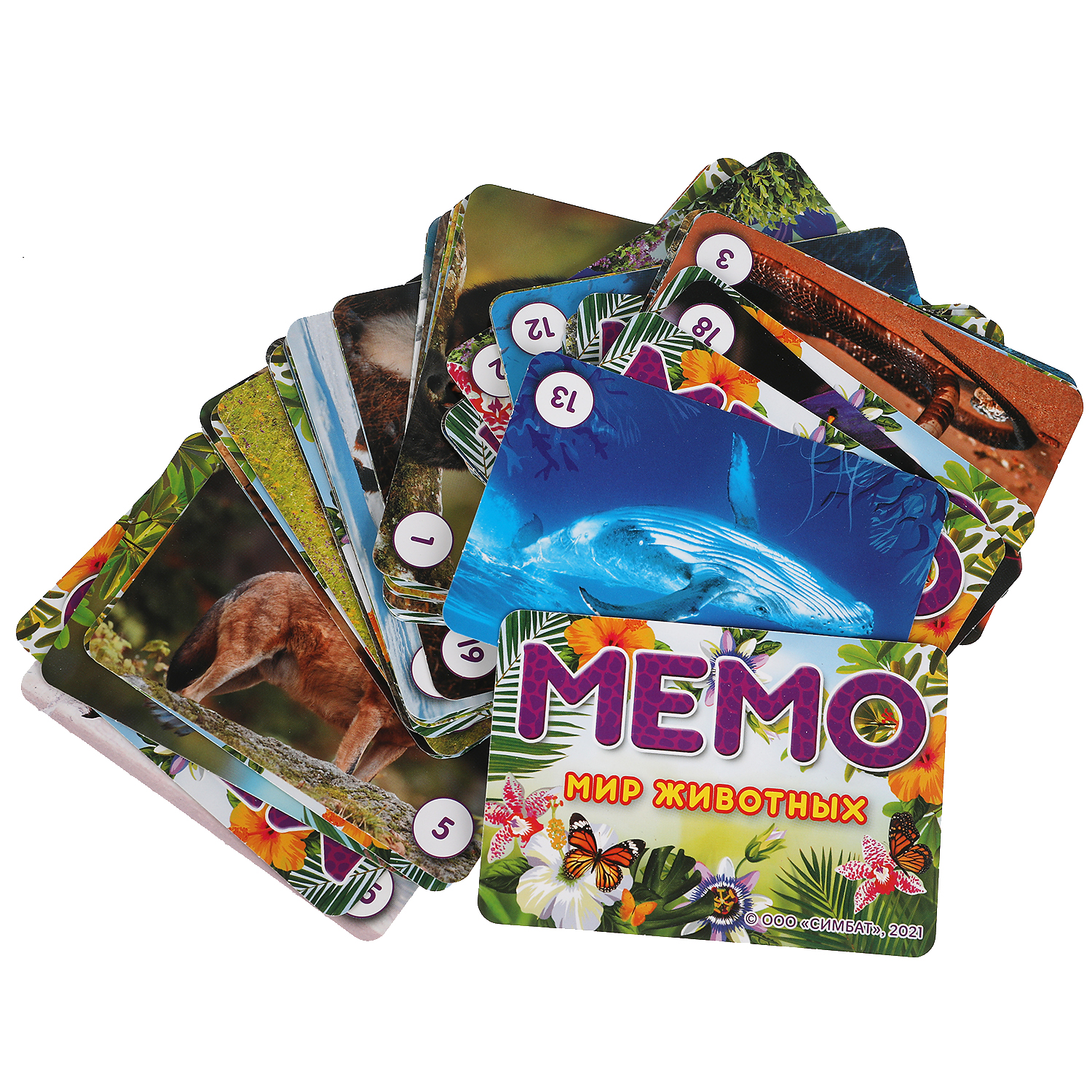 Настольная игра Умные игры Мемо Мир животных - фото 2