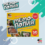 Настольная игра Attivio Мемополия Кошки и собаки