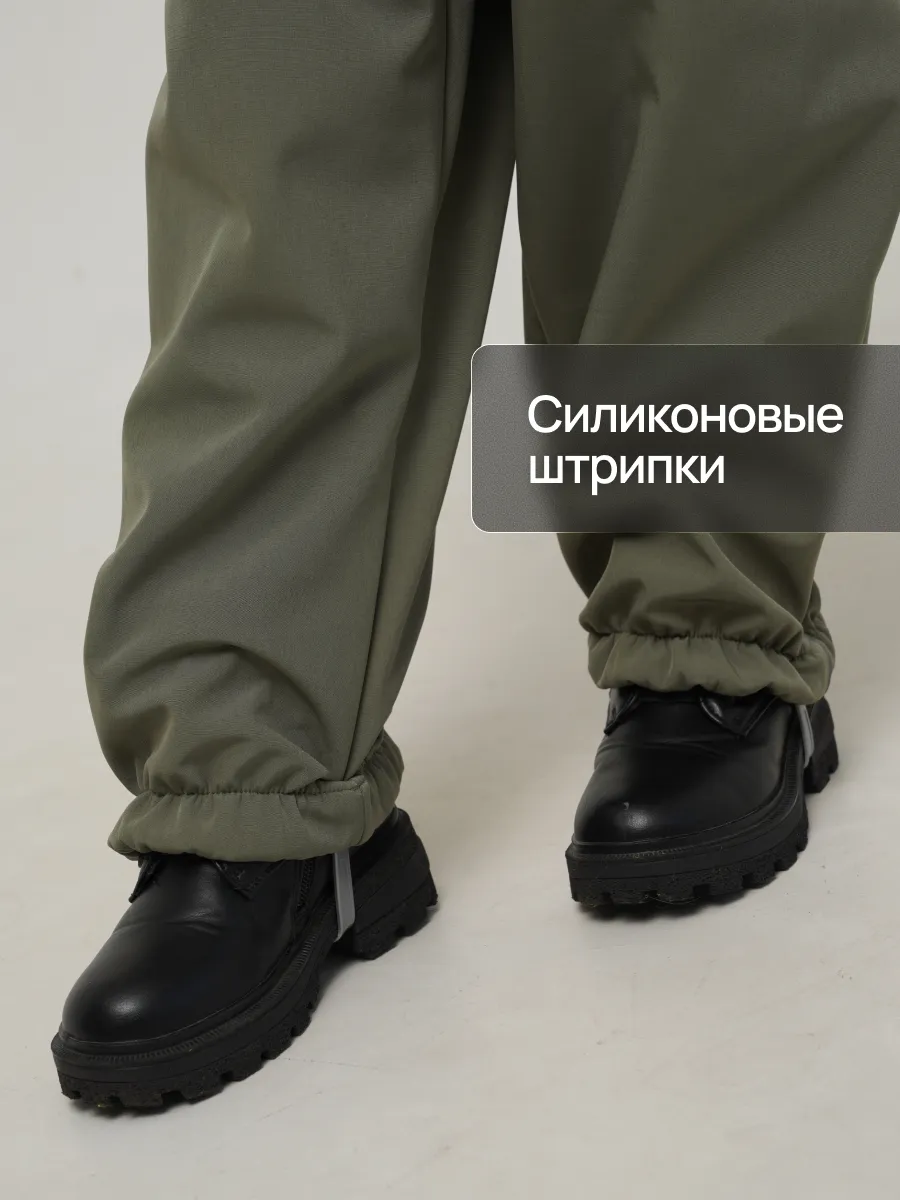 Комбинезон Супер Пупс Комб/сф/пл/оливковый - фото 9