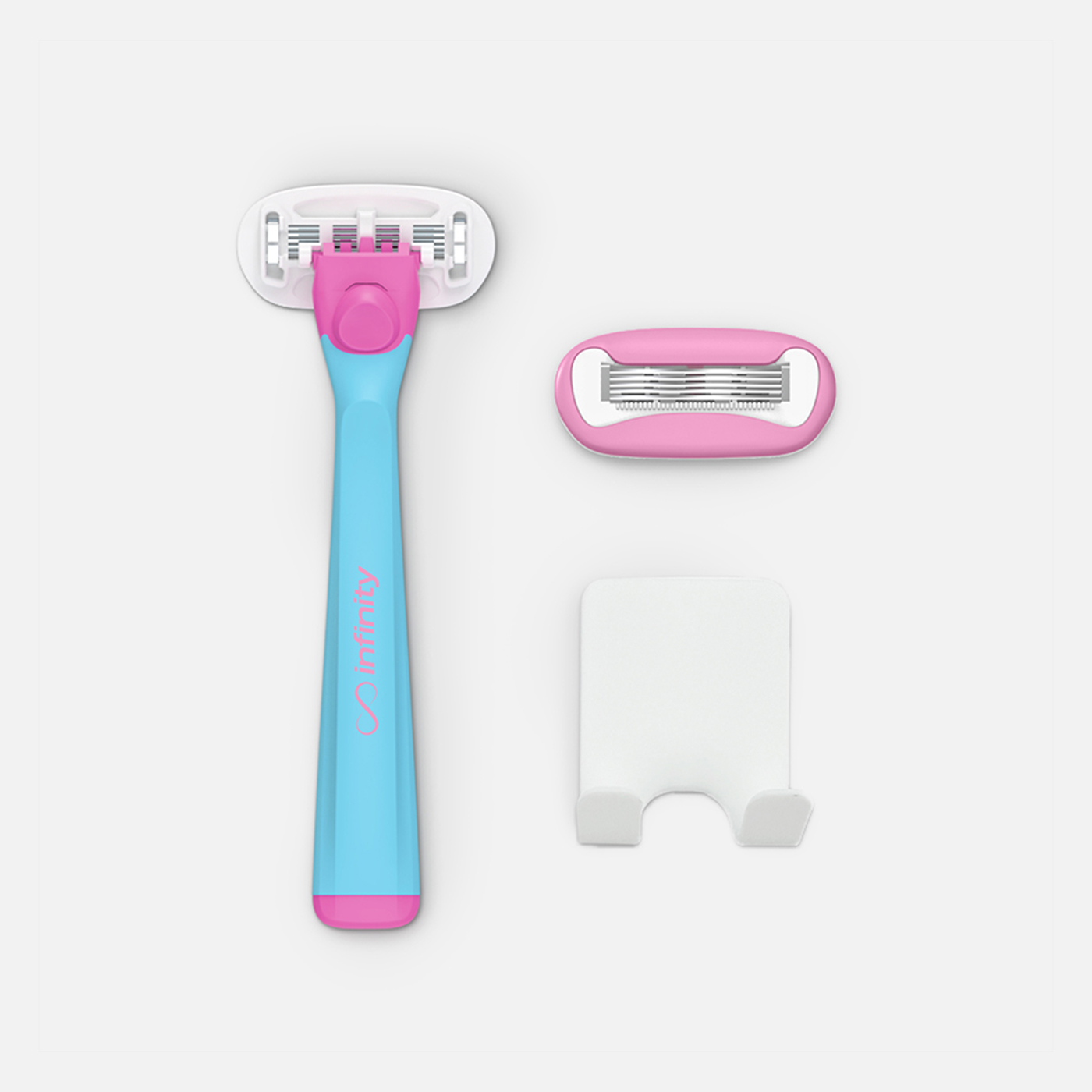 Бритва женская + 2 кассеты Infinity BubbleGum - фото 2