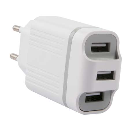 Зарядное устройство mObility mt-31 3USB 3A белый