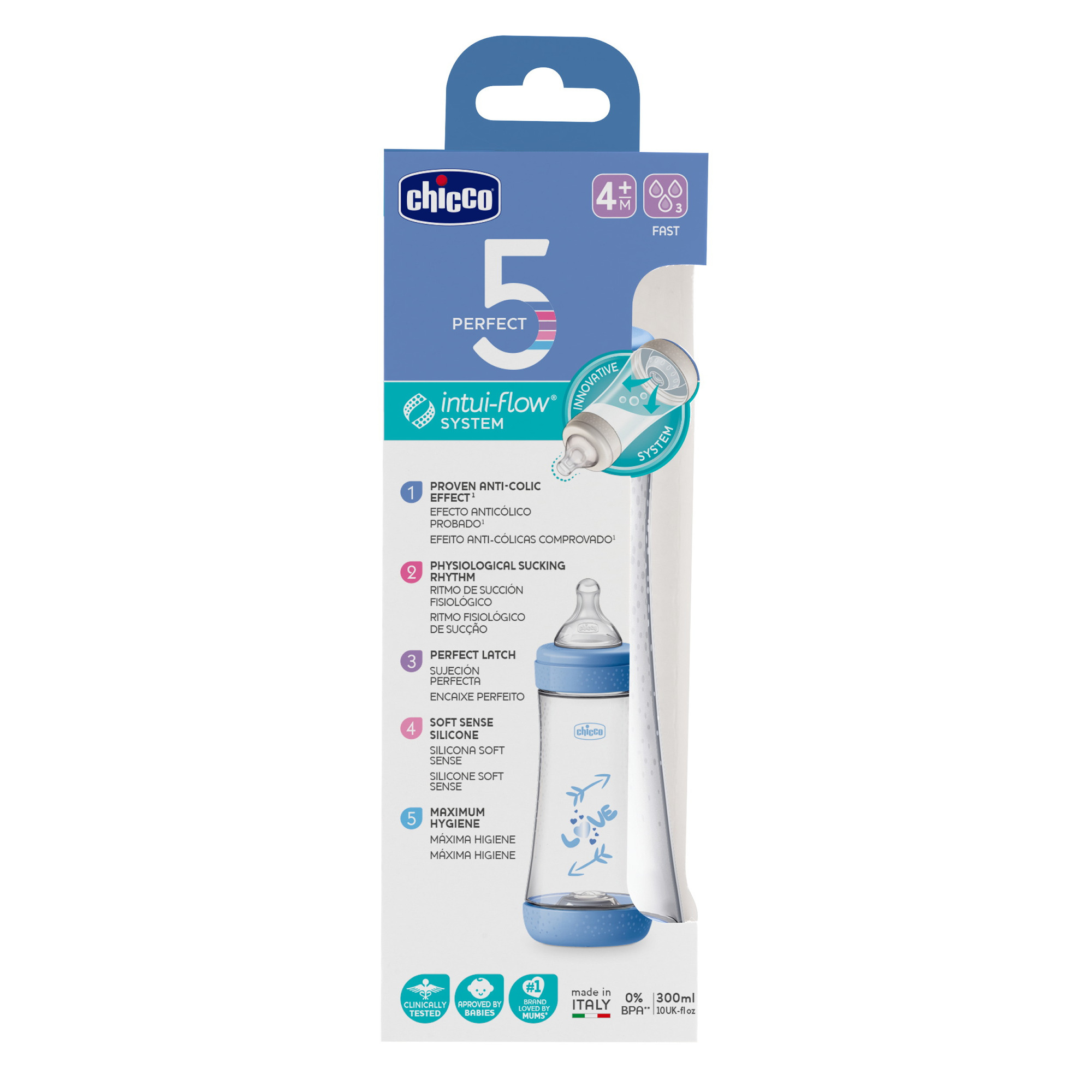 Бутылочка Chicco 300 мл - фото 21