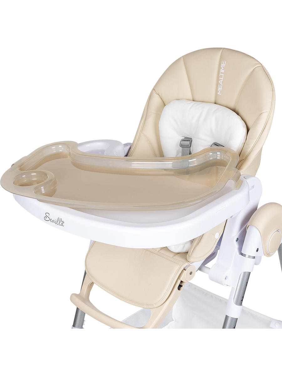 Стульчик для кормления Sevillababy Mealtime бежевый - фото 17