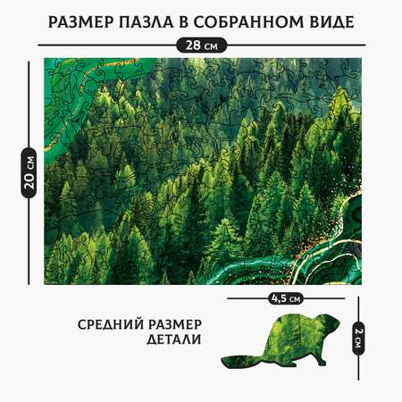 Пазл Sima-Land деревянный