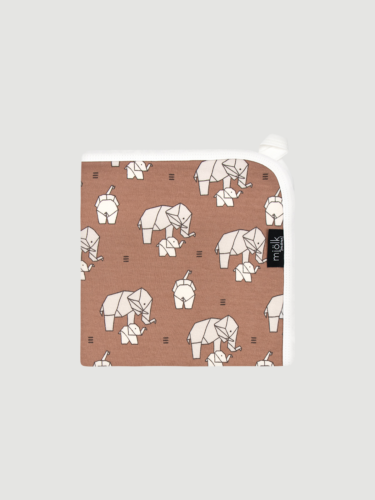 Плед Mjolk Слоники 80 x 80 см хлопок - фото 1