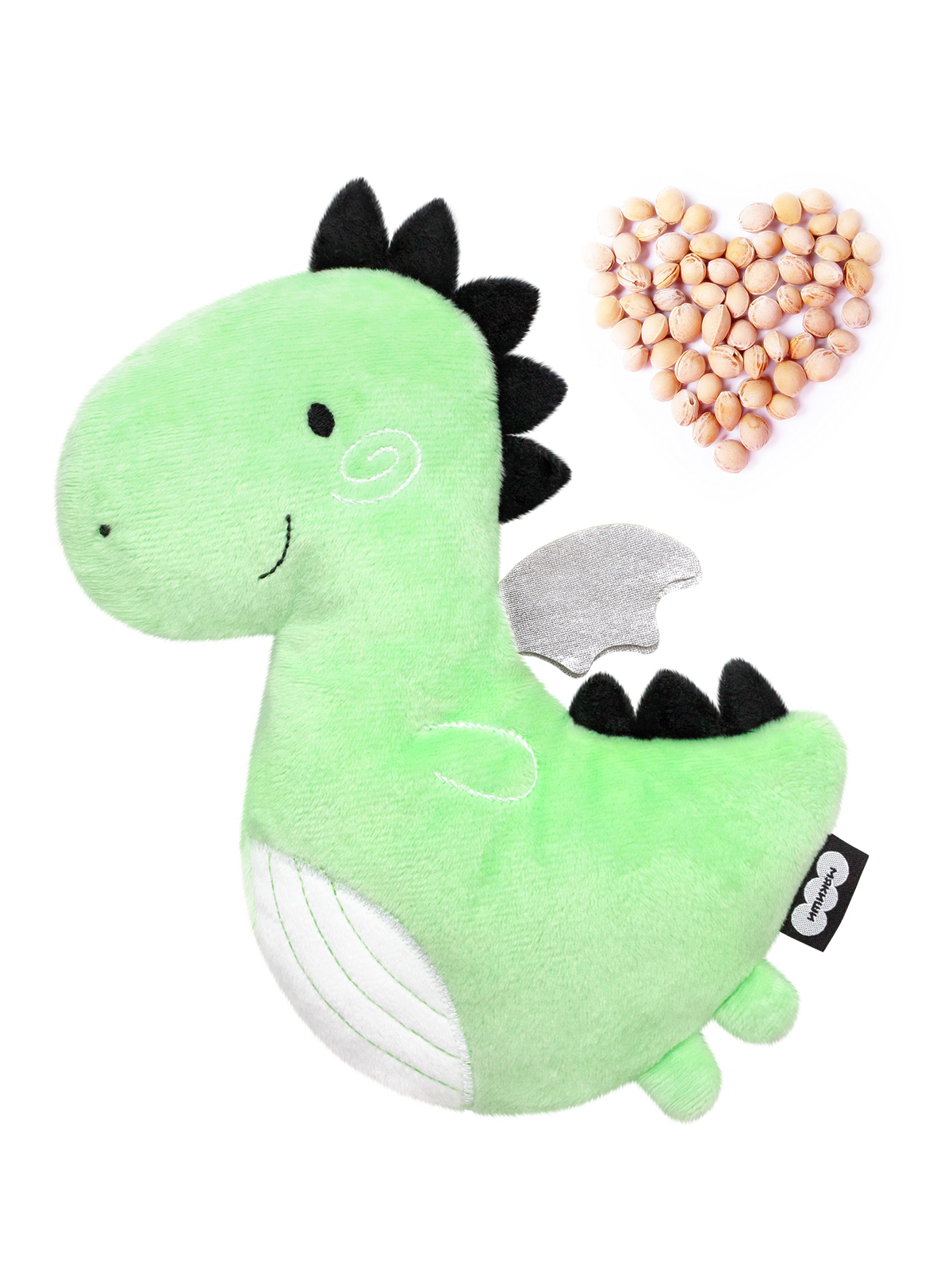 Игрушка-грелка Мякиши с вишнёвыми косточками РазоГрелка Дракон Стасик - фото 8