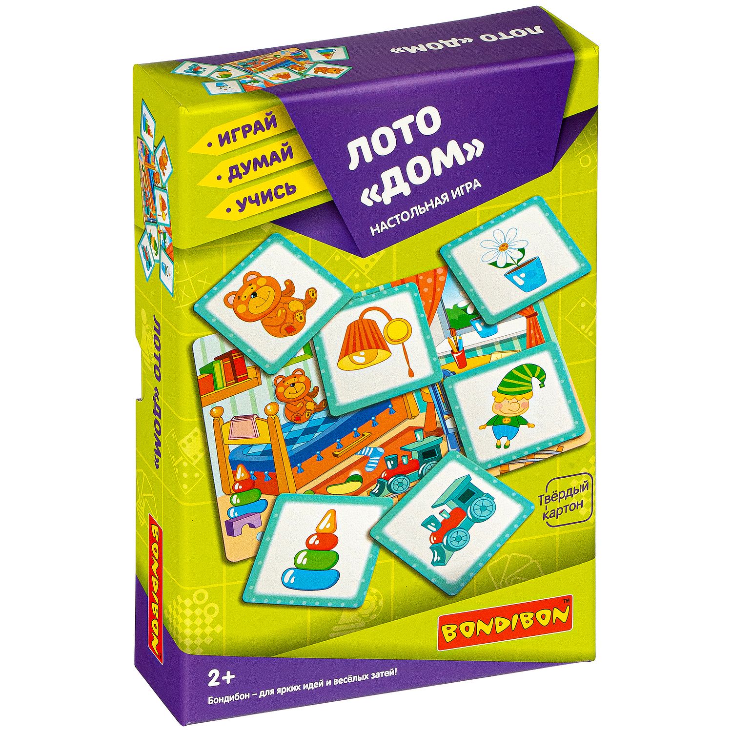 Настольная игра Bondibon лото для малышей Дом - фото 2
