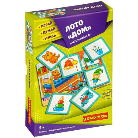 Настольная игра Bondibon лото для малышей Дом