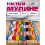 Набор для творчества Develia вышивание 10 цветов