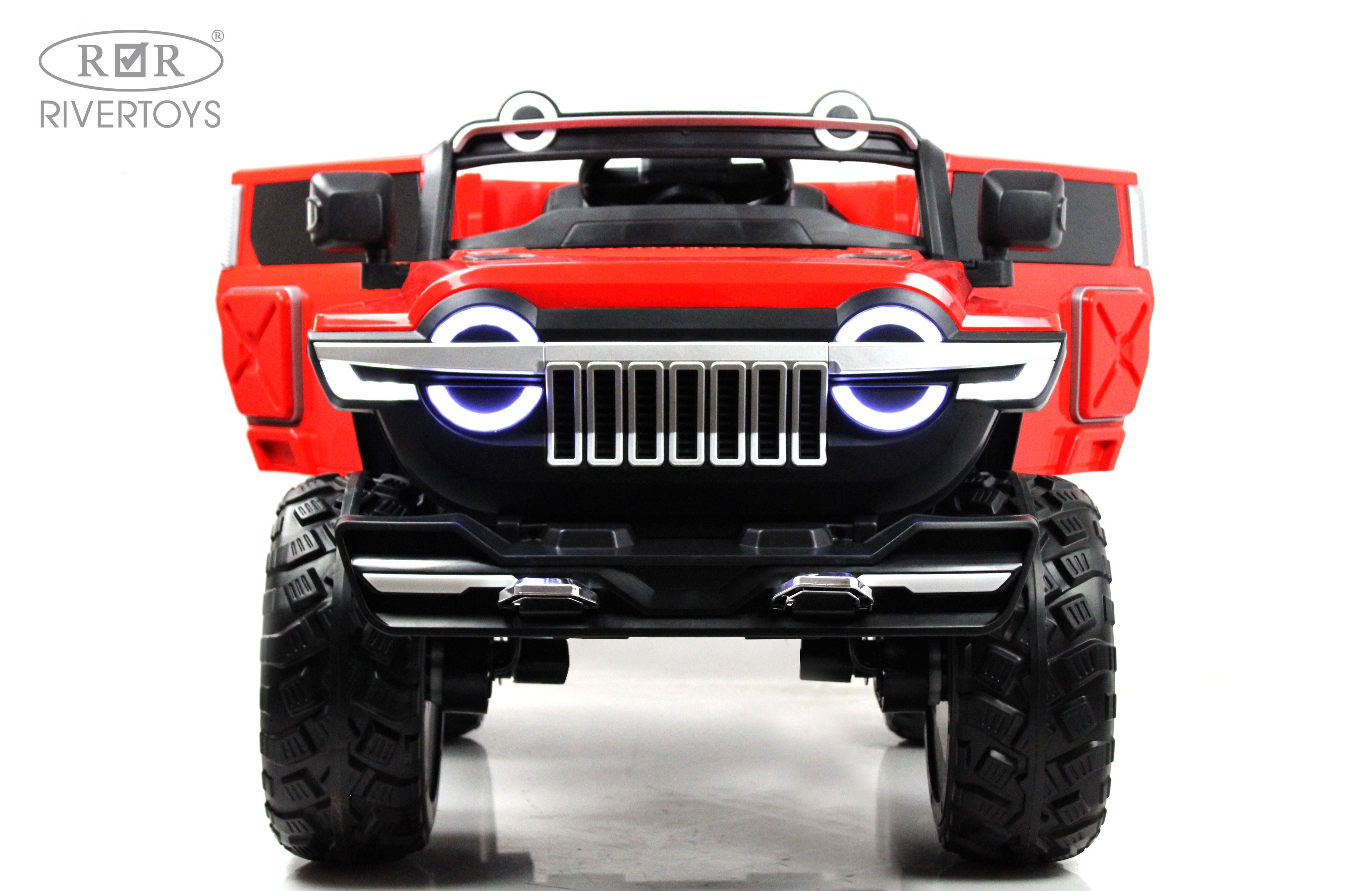 Электромобиль RIVERTOYS М222БХ-RED С пультом ДУ - фото 16