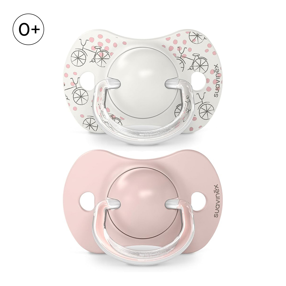 Пустышка Suavinex силикон ортодонтическая от 0 мес. 2 шт. - фото 1