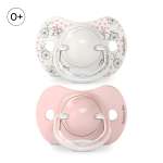 Пустышка Suavinex силикон ортодонтическая от 0 мес. 2 шт.