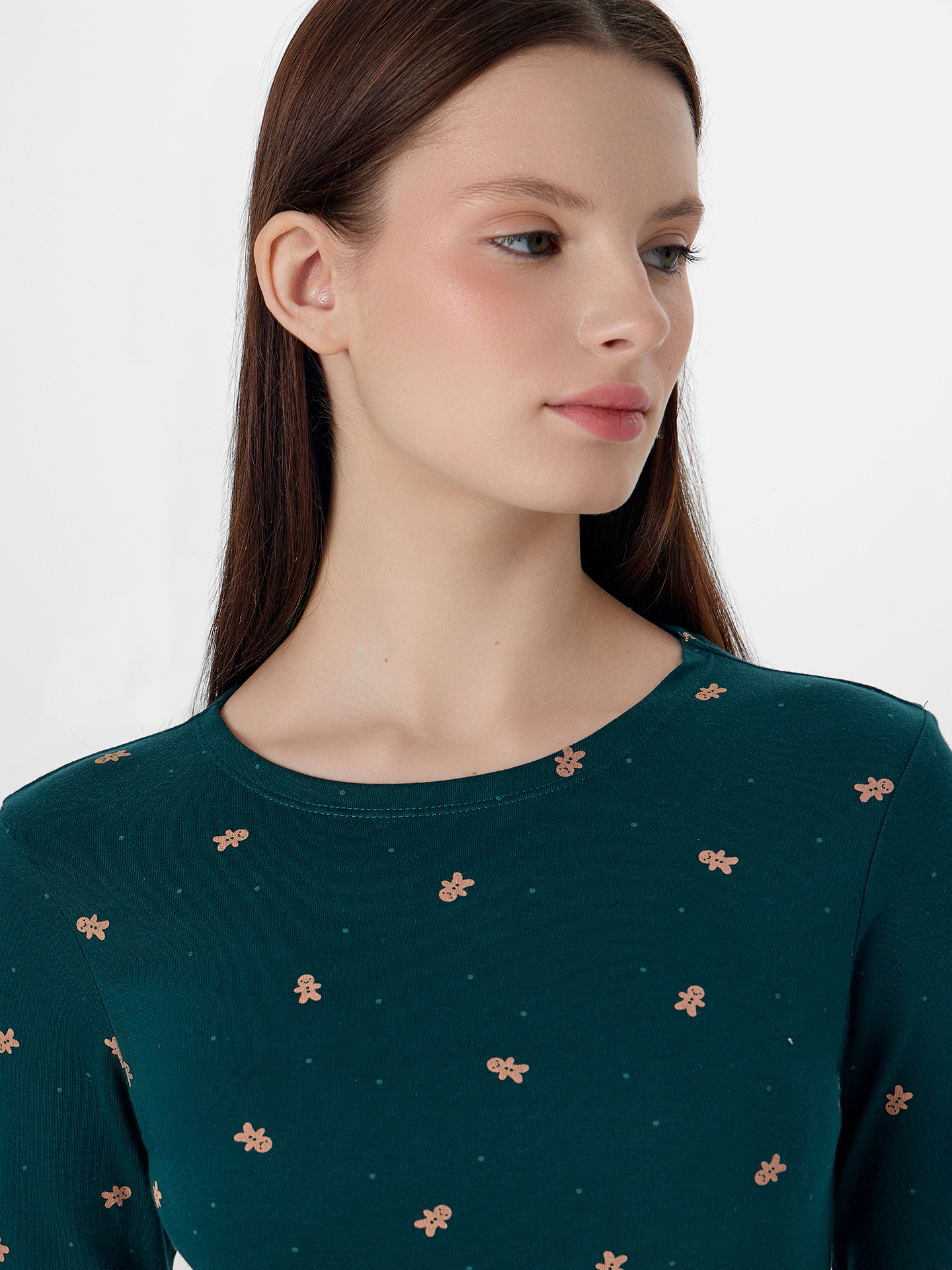 Пижама Mark Formelle (Марк Формэль) 592624/печеньки на т.зеленом - фото 6