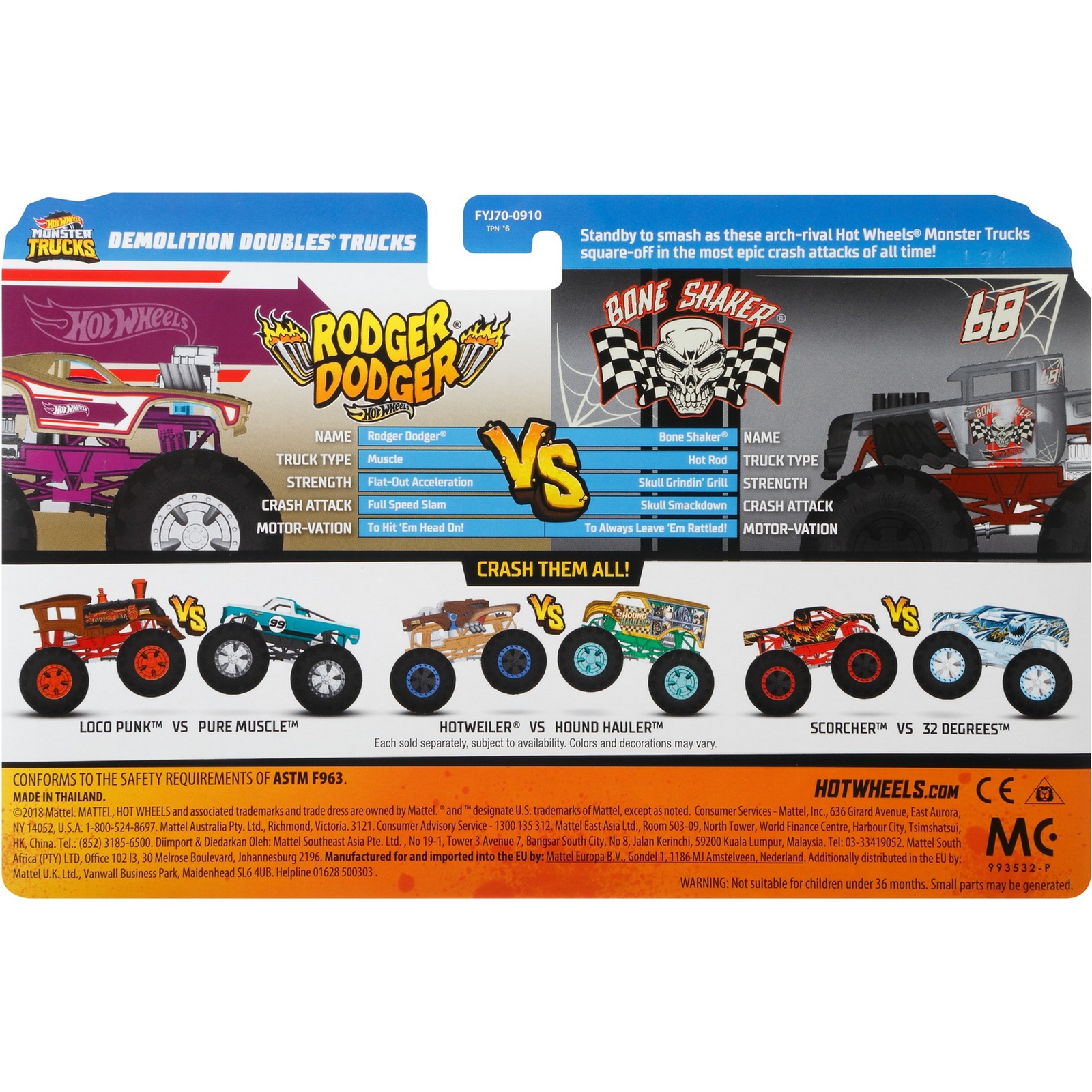 Игровой набор Hot Wheels Взаимное уничтожение FYJ64/FYJ70 - фото 3