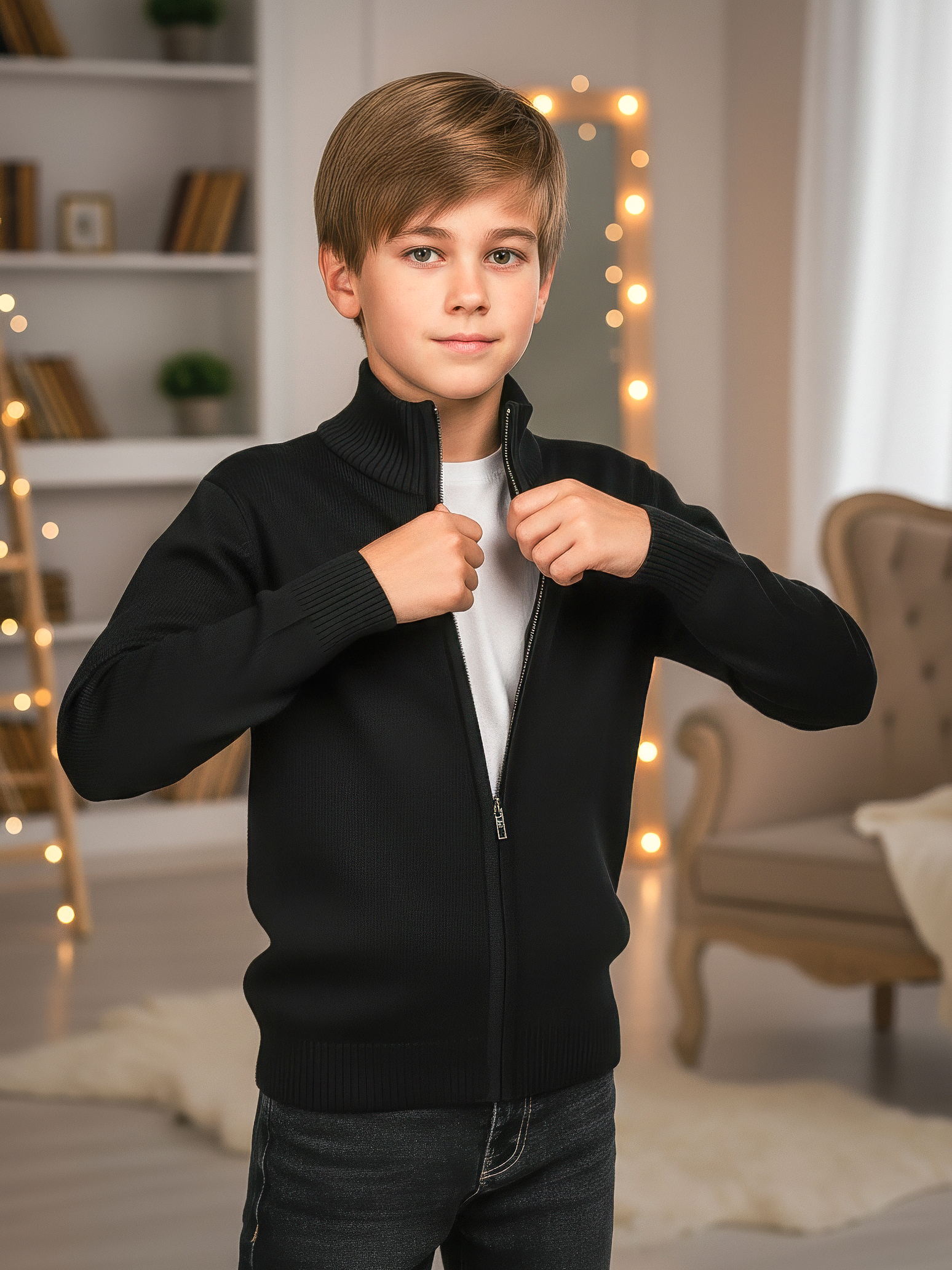 Свитер СИНИЙ МИР FUL8401A-C62 - фото 7