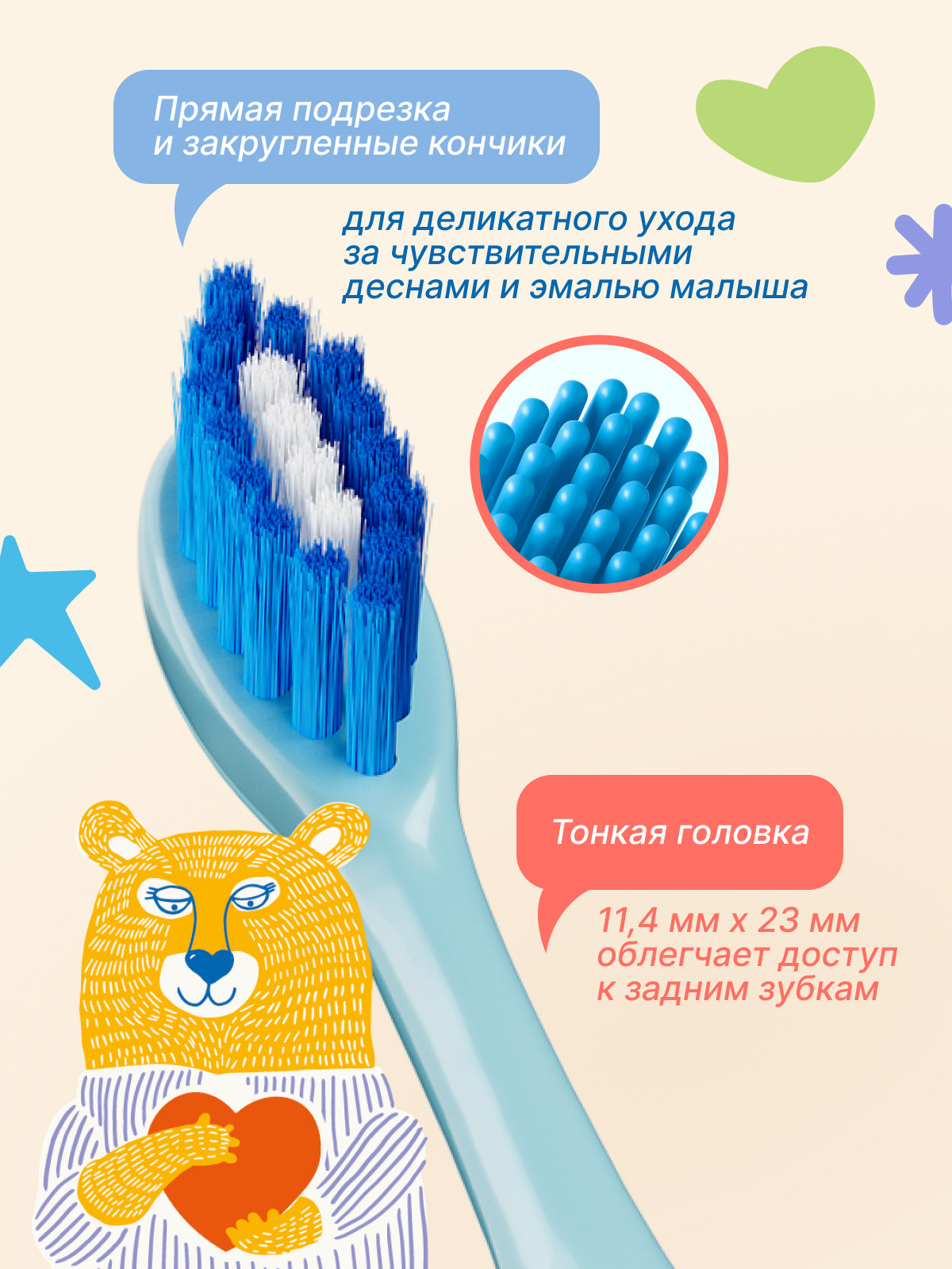 Зубная щетка классическая BIOMED от 3 лет - фото 5