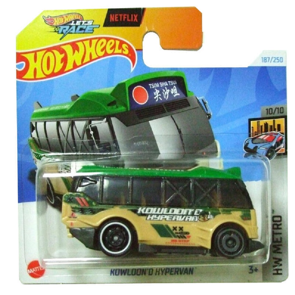 Автобус Hot Wheels Kowloond Hypervan 1:64 67785 - фото 1