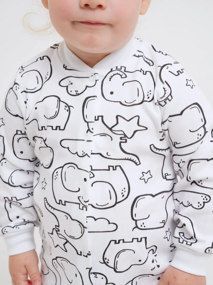 Комбинезон 3 шт Супер Пупс нбр/3пр/ком/сл/SK18небесныймокрыйасфальтслоники - фото 9